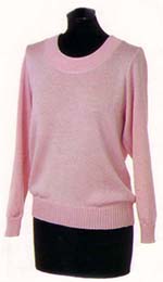 Design 02, Round Neck Stocking Stitch Jumper in CARINO